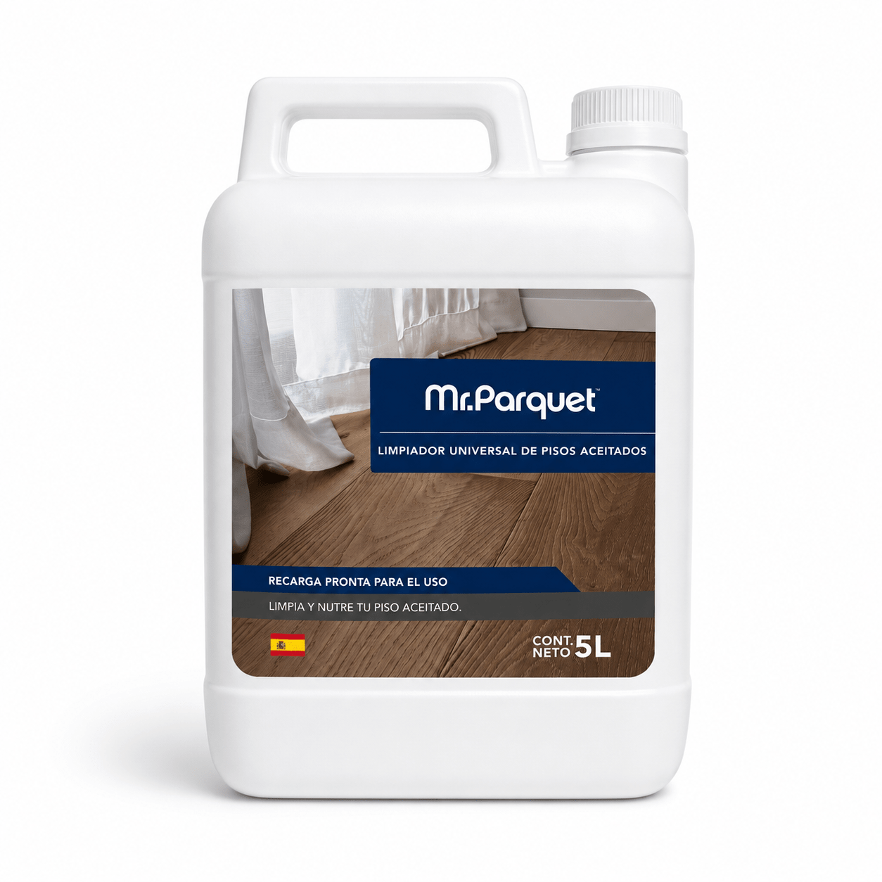 Recarga Limpiador Pisos de Madera Oil/Aceitado 5 lts - Mr Parquet