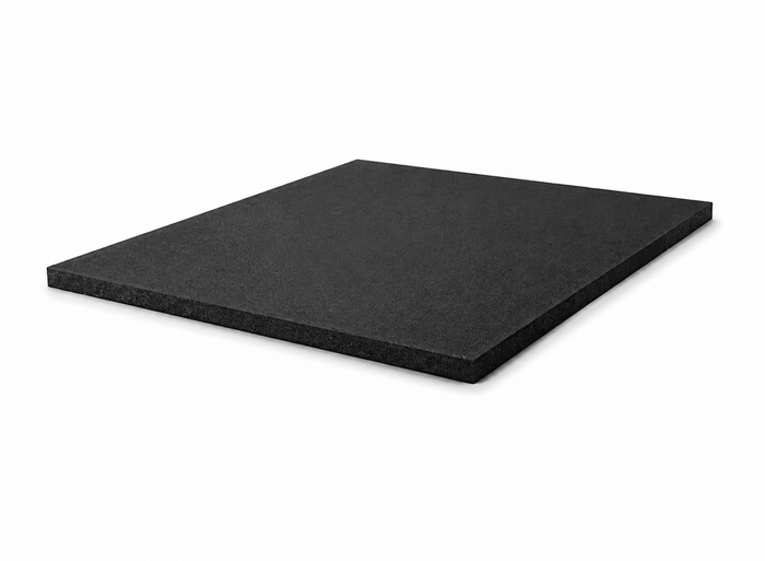 Baldosa Caucho 2 x 100 x 100 cm (Negro) - Mr Parquet
