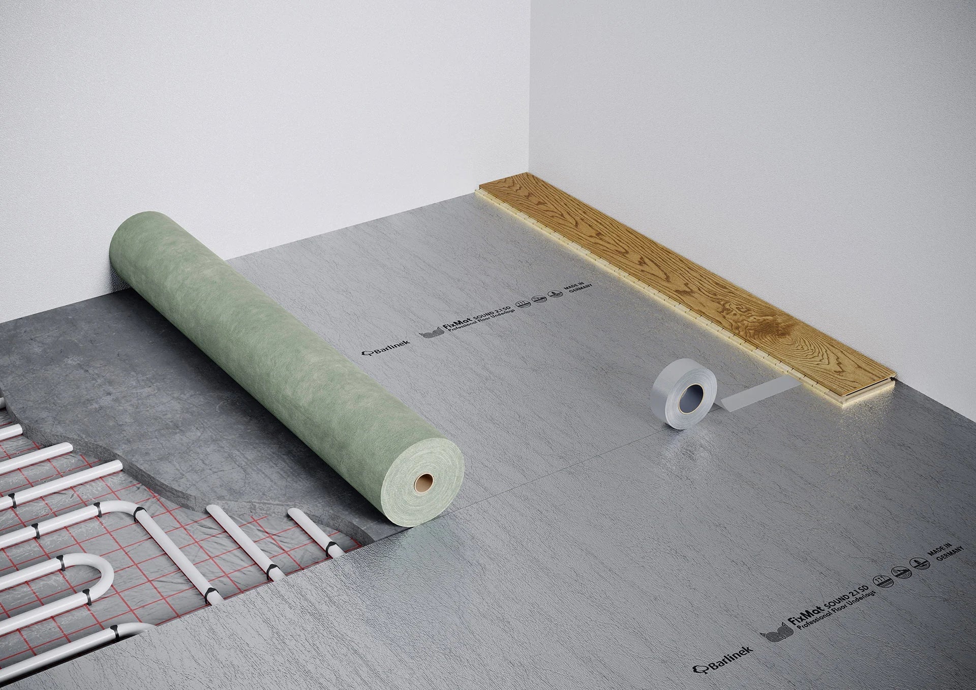 Manta Bajo Piso FixMat SOUND 2.1 SD - Mr Parquet