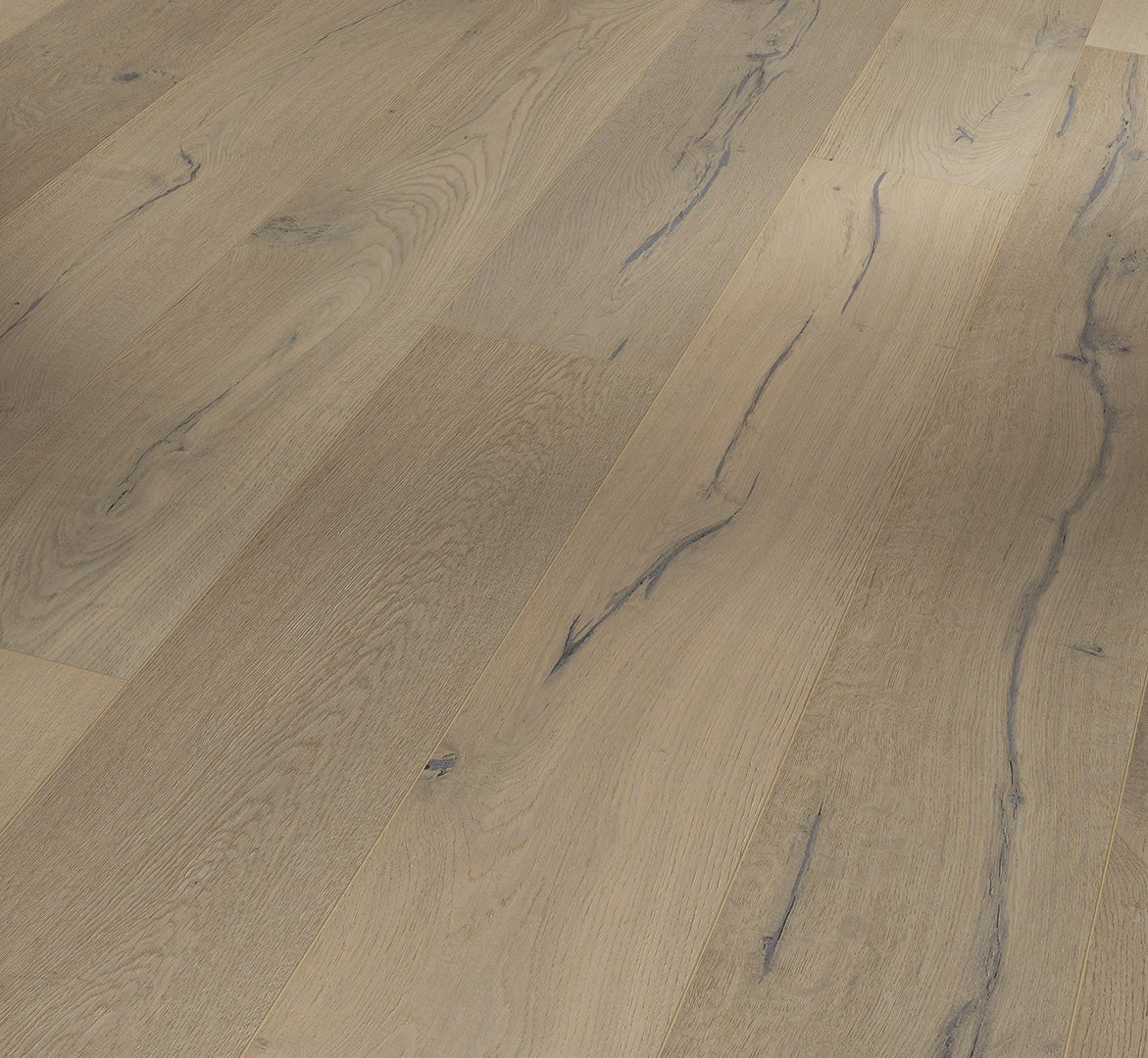 Oak smoked stone handcrafted - Mr Parquet