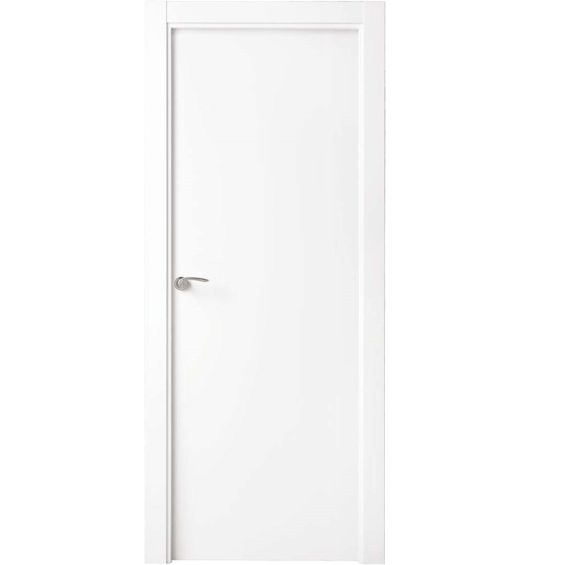 Puerta Proma Modelo 7000 (Lisa, Laqueado Blanco) - Mr Parquet
